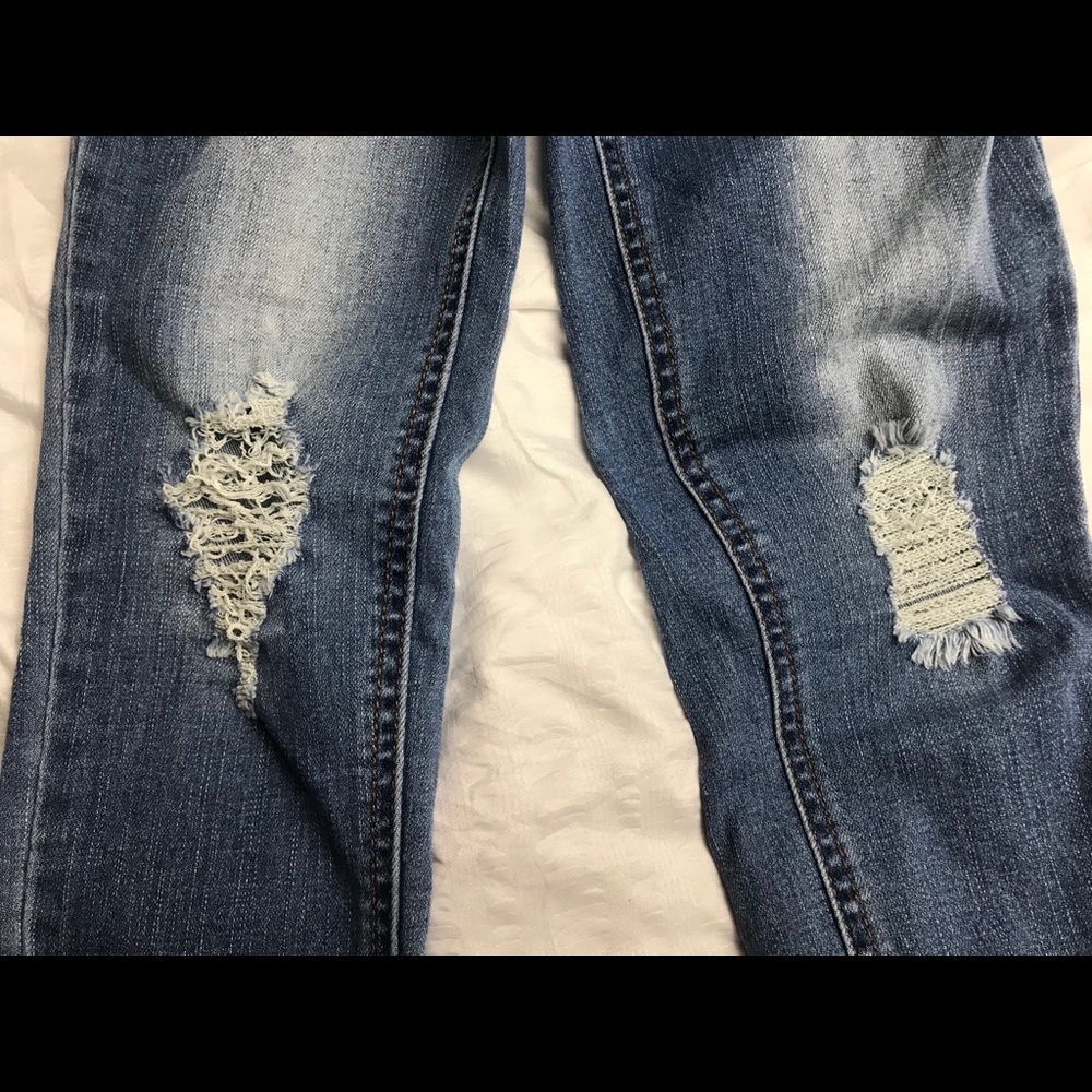 Girls play lot of 2 pcs. INDIGO capri ZARA Jeans 8 - Picture 3 of 14